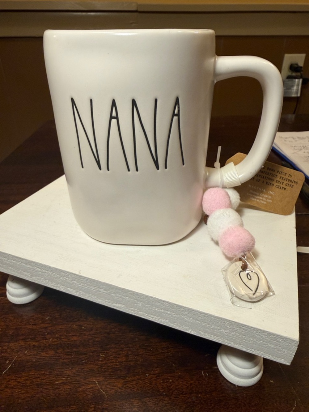 The Perfect Sip: Handcrafted Rae Dunn "Nana" Artisan Mug